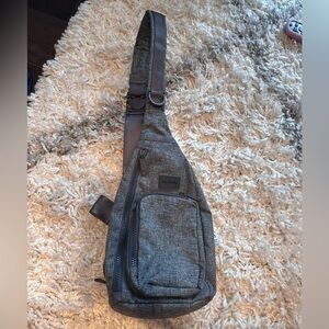 Vera Bradley Charcoal Sling Backpack